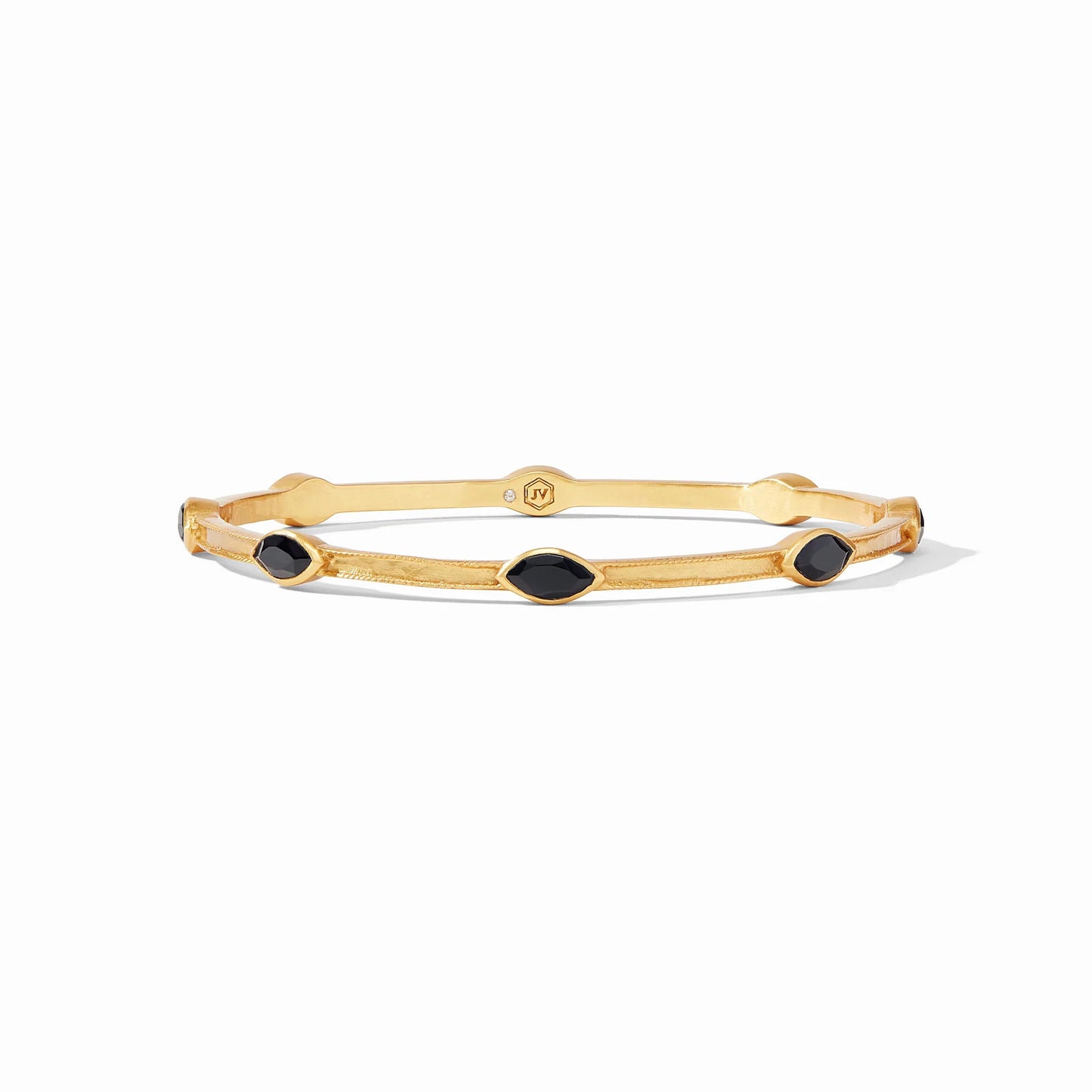 Monaco Bangle Bracelet | Medium Obsidian Black