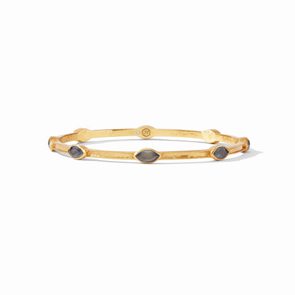 Monaco Bangle Bracelet | Medium Charcoal Blue