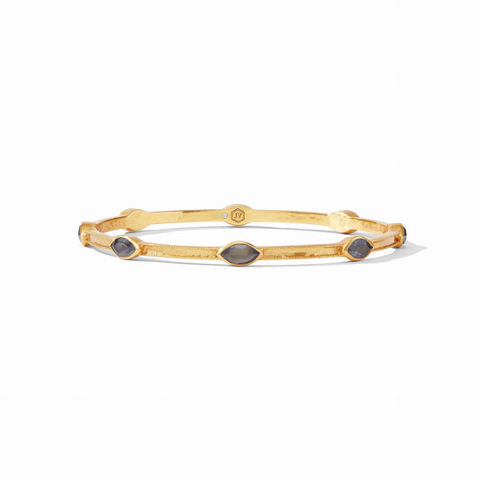 Monaco Bangle Bracelet | Medium Charcoal Blue