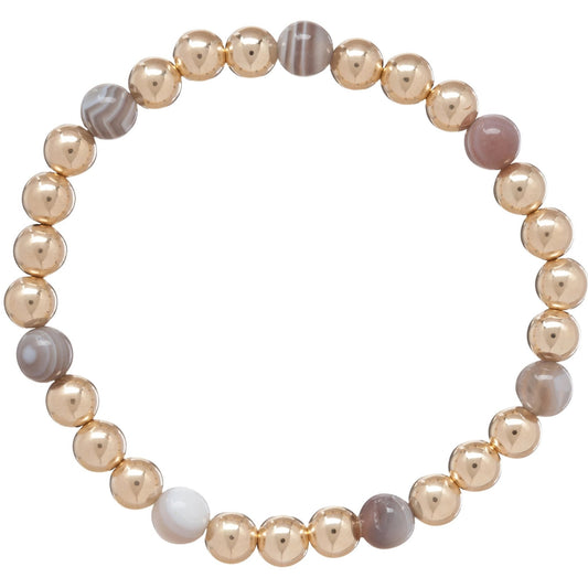 6mm Sincerity Bracelet in Agate