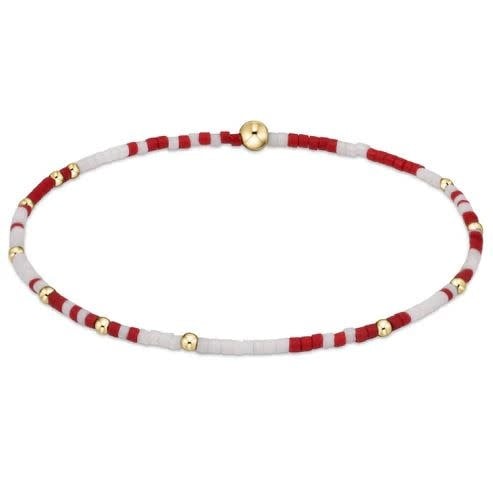 Hope Unwritten Bracelet |  Crimson-White