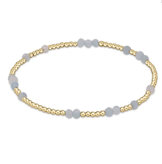 eNewton Hope Unwritten Gemstone Bracelet | Aquamarine