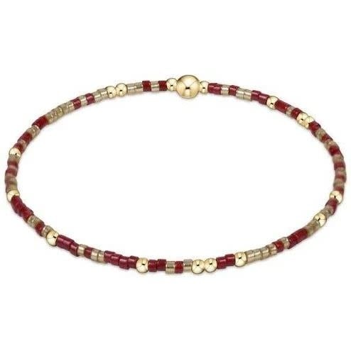 Hope Unwritten Bracelet | Gold Luster-Wine