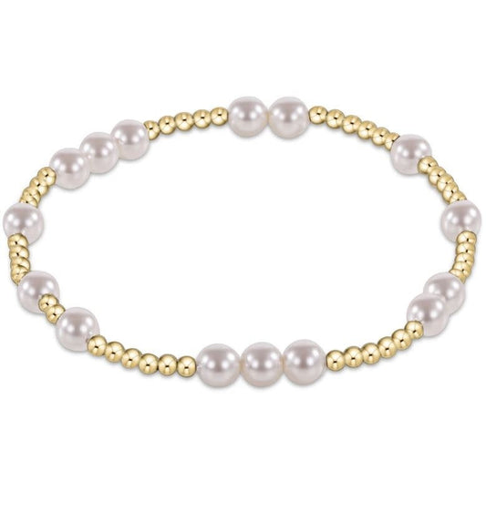 eNewton Hope Unwritten Pearl Bead Bracelet | 5mm