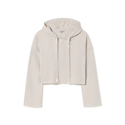 Bianca Satin Inset Hoodie |