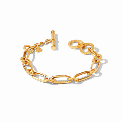 Palladio Link Gold Bracelet | 7-7.5in