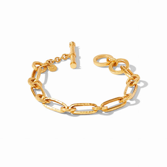 Palladio Link Gold Bracelet | 7-7.5in