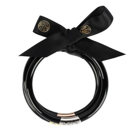 Budha Girl Three Kings All Weather Bangles S/3 Black S