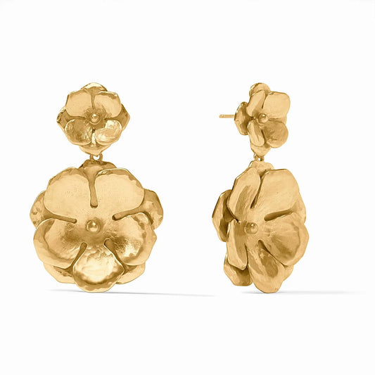 Flower Bloom Statement Earrings | 2.1in