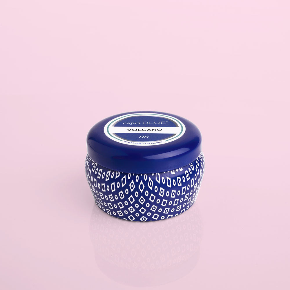 CapriBlue Volcano Candle | Blue Mini Tin 3oz