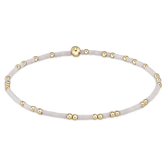 eNewton Extends Hope Unwritten Bracelet | White