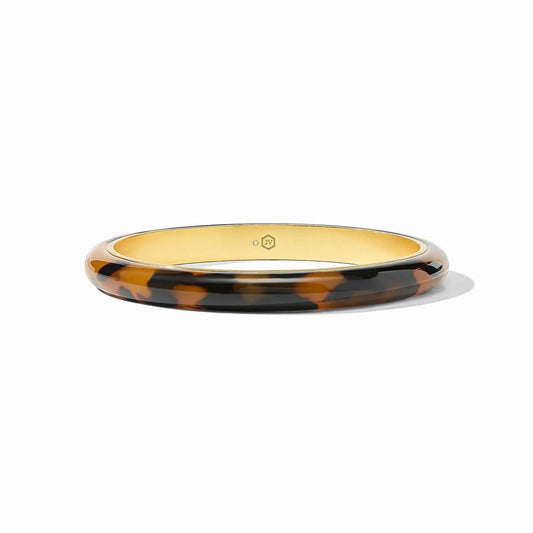 Madison Statement Bangle Bracelet | Tortoiseshell Small