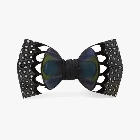 Brackish Edisto Feather Bow Tie