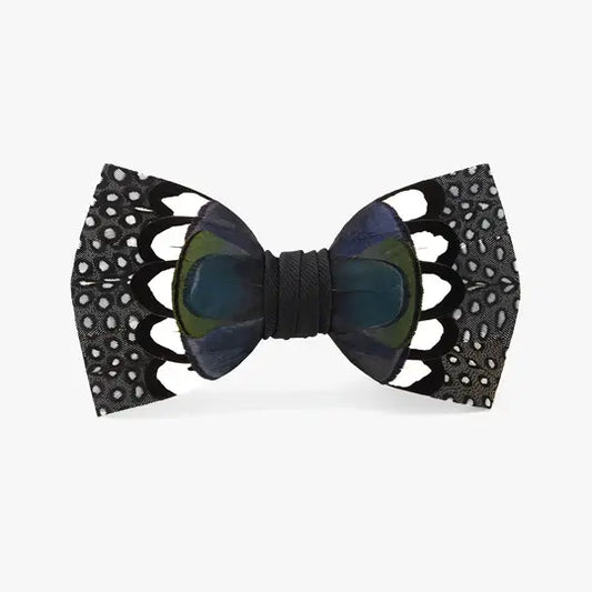 Brackish Edisto Feather Bow Tie