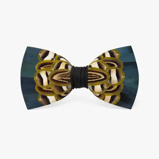 Brackish Pleasantdale Feather Bow Tie