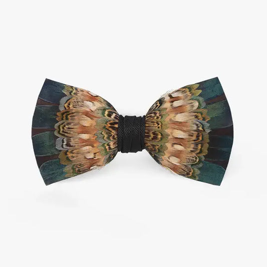Brackish Wallace Feather Bow Tie