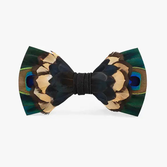 Brackish Nomad Feather Bow Tie