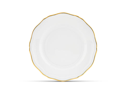 Ginori 1735 Corona Oro Brillante Bread Plate | 6.75in