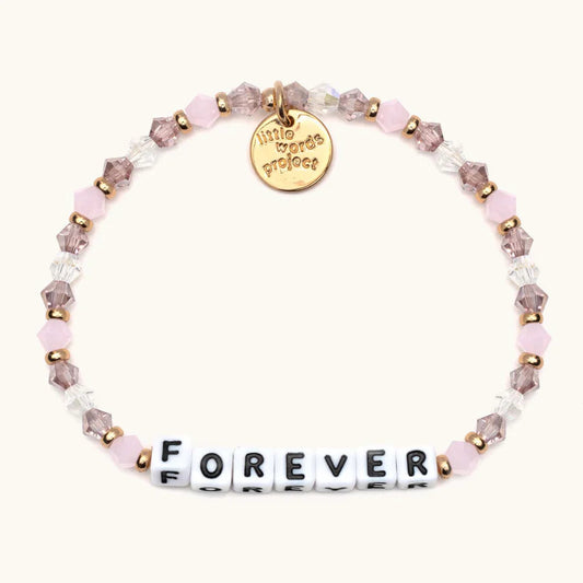 Forever Bridal Beaded Stretch Bracelet