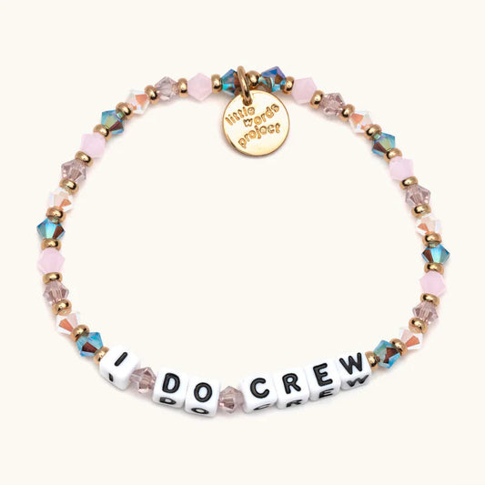 I Do Crew Bridal Beaded Stretch Bracelet