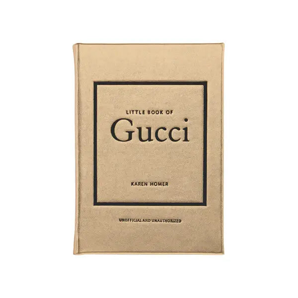 Little Book Of Gucci Hand Bound Book | Gold Metallic Goatskin Leather