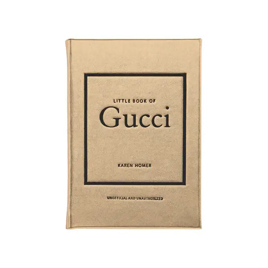 Little Book Of Gucci Hand Bound Book | Gold Metallic Goatskin Leather