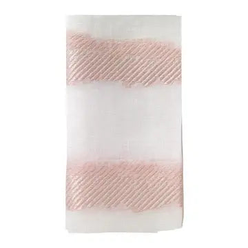 Bodrum Brushstroke Napkins Set of 4 | 21in Rose