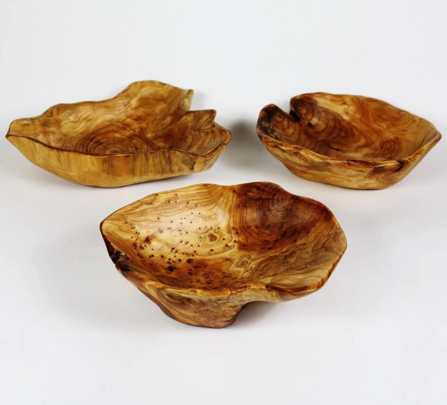 Root Wood Live Edge Bowl | Medium