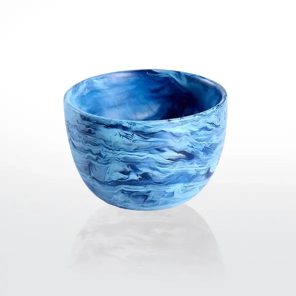 Deep Bowl Small | Blue Swirl