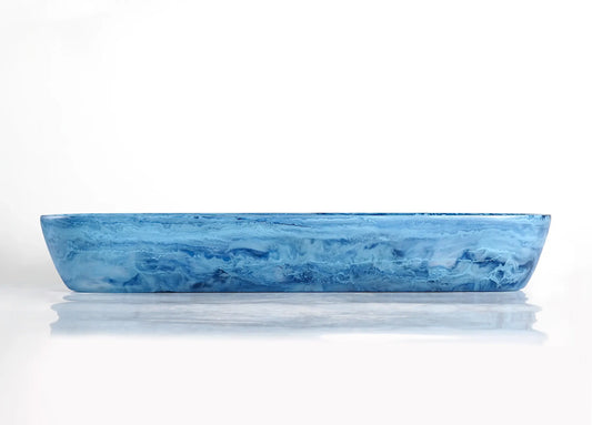 Boat Bowl Jumbo | Blue Swirl