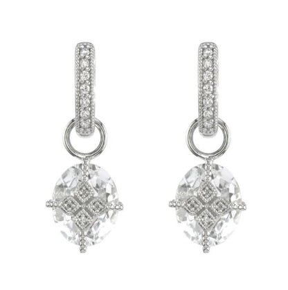 Lisse Oval Stone Lacey Kite Earring Charms