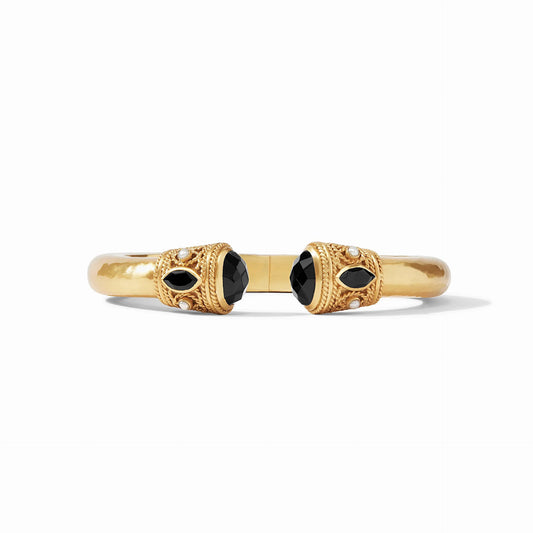 Monaco Demi Cuff Bracelet | Obsidian Black