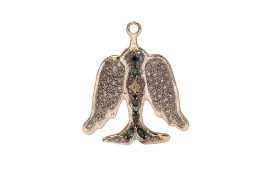 Pave Dove Charm