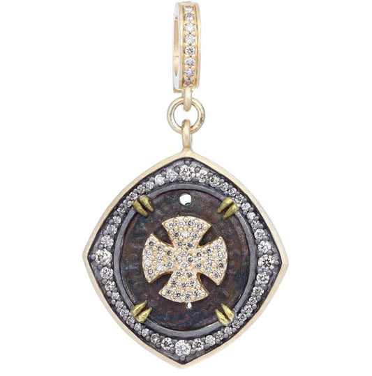 Antique St Benedict + Cross Decal