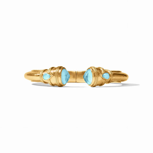 Cannes Demi Cuff | Iridescent Capri Blue