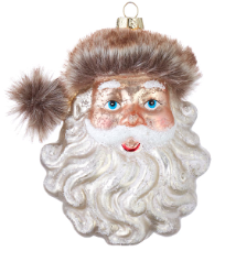 Santa Ornament 5"