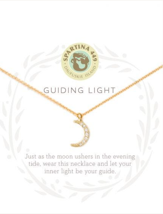 Guiding Light Crescent Necklace | 18in