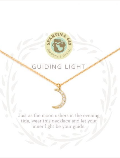 Guiding Light Crescent Necklace | 18in
