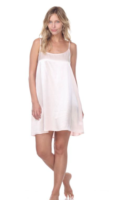 Rowen Satin Braided Strap Nightgown |
