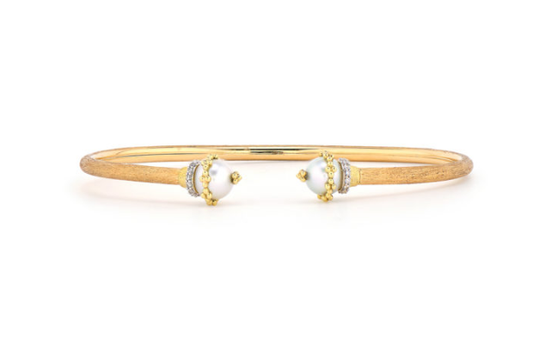 Provence Wrapped Pearl Bangle