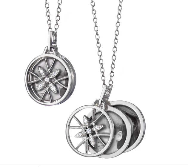 Round Gate Frame Necklace