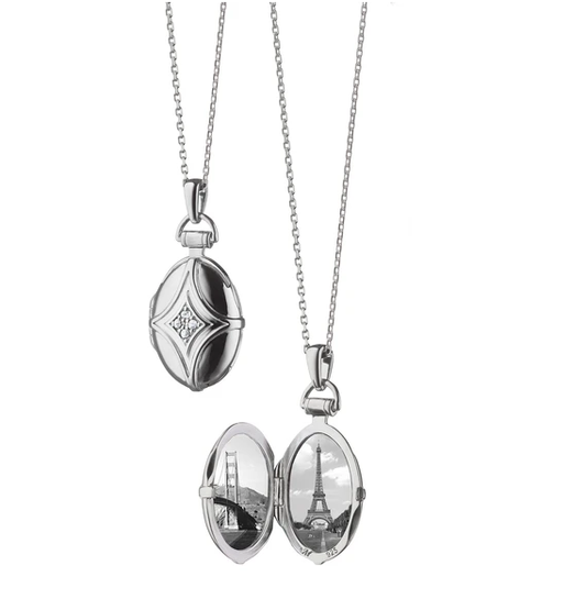 Petite Bridle Locket Necklace
