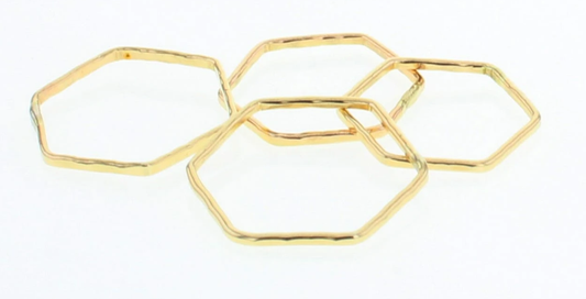 Hexagon Stacking Ring