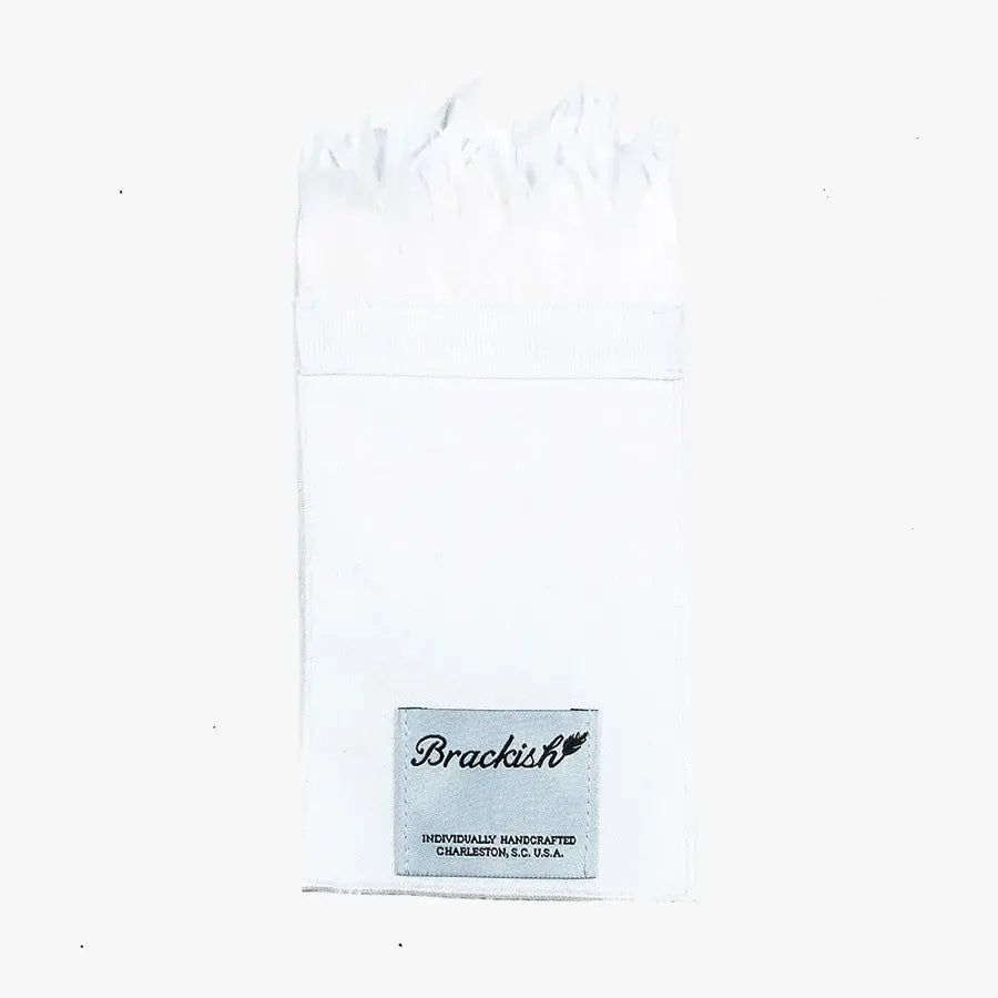 Brackish Carew Feather Pocket Square