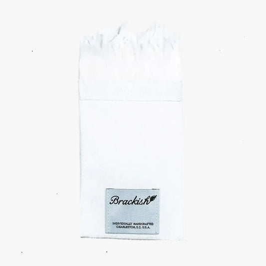 Brackish Carew Feather Pocket Square