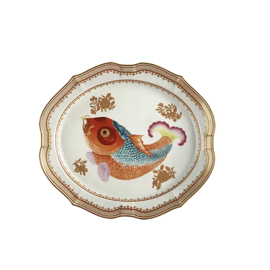 Mottahedeh Dallas Museum Carp Platter | Small 10.5in