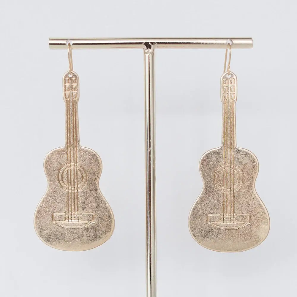 Cash Guitar Earrings