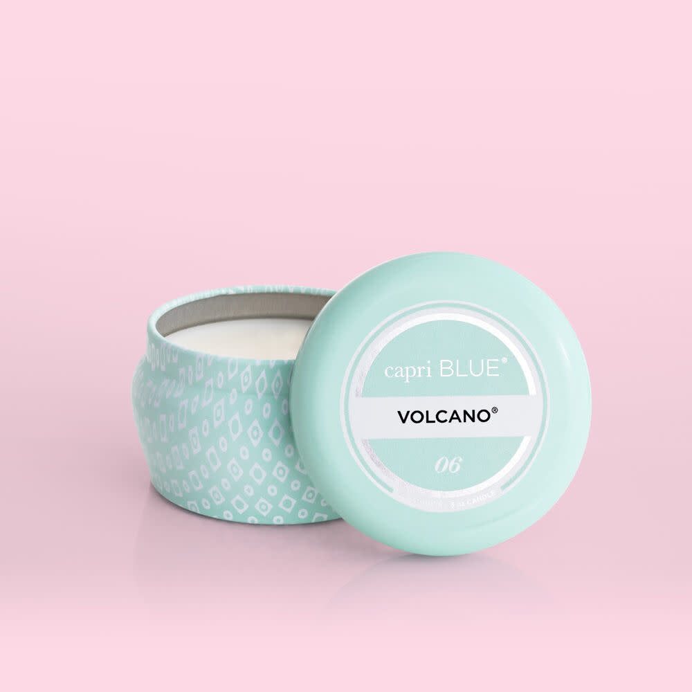 CapriBlue Volcano Candle | Aqua Mini Tin 3oz