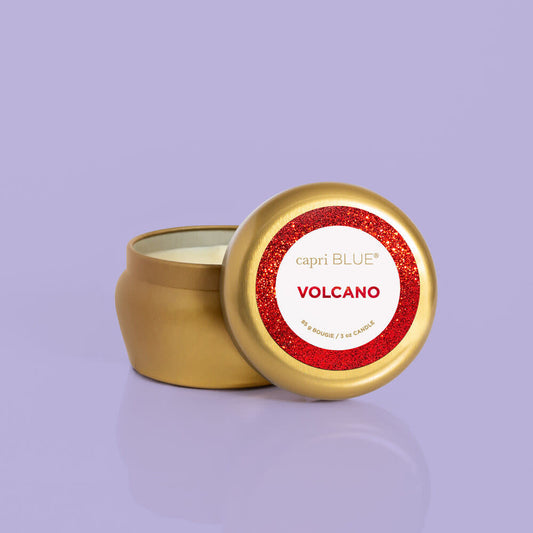 CapriBlue Volcano Candle | Red Glitter Mini Tin 3oz