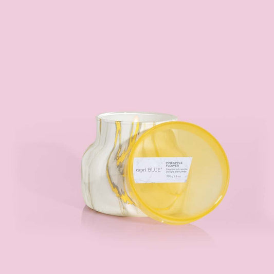 CapriBlue Pineapple Flower Candle | Pattern Petite Jar 8oz